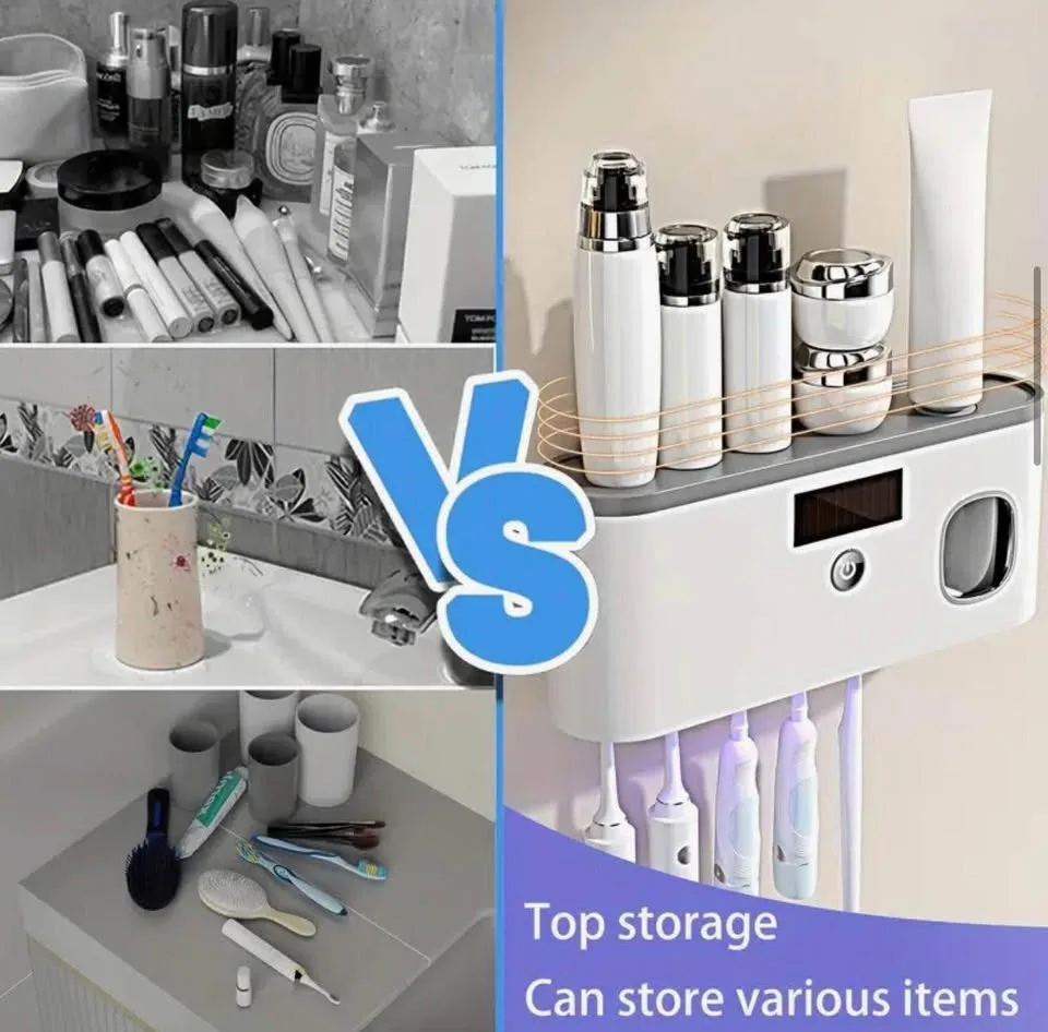 Smart Toothbrush Sanitizer with Automatic Dispenser image indicator(5)