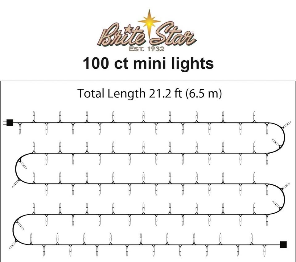 Brite Star Purple Mini Christmas Lights - 22 feet - photo 4
