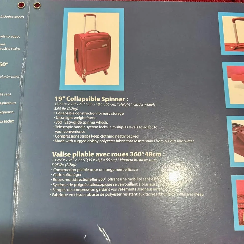 Air Canada Distinction 19" Spinner - Red - $50 image indicator(5)