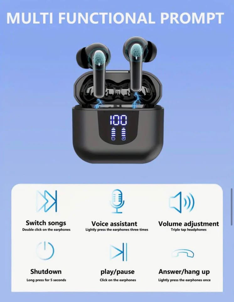 New True Wireless 9D HIFI Stereo HD Earbuds - photo 3