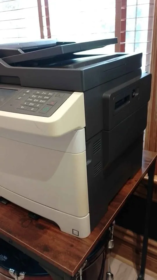 Lexmark CX410de printer and scanner image indicator(2)