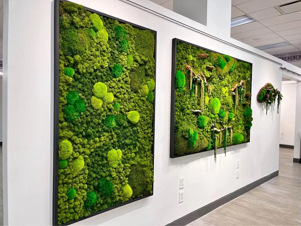 Custom preserved moss art thumbnail