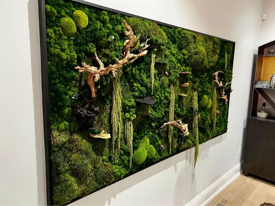 Custom natural moss wall art image indicator(4)