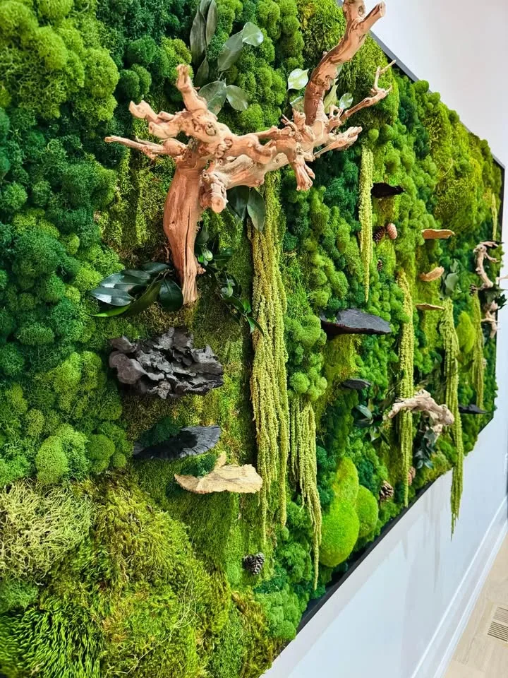 Custom natural moss wall art image indicator(6)