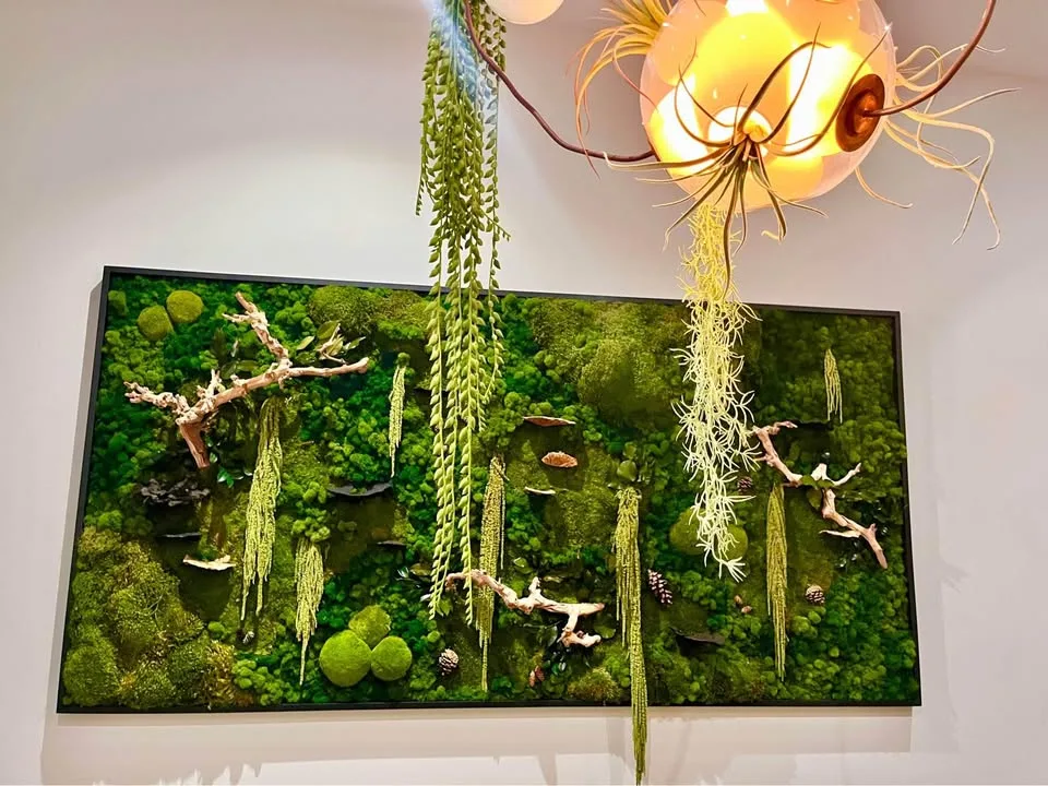 Custom natural moss wall art image indicator(7)