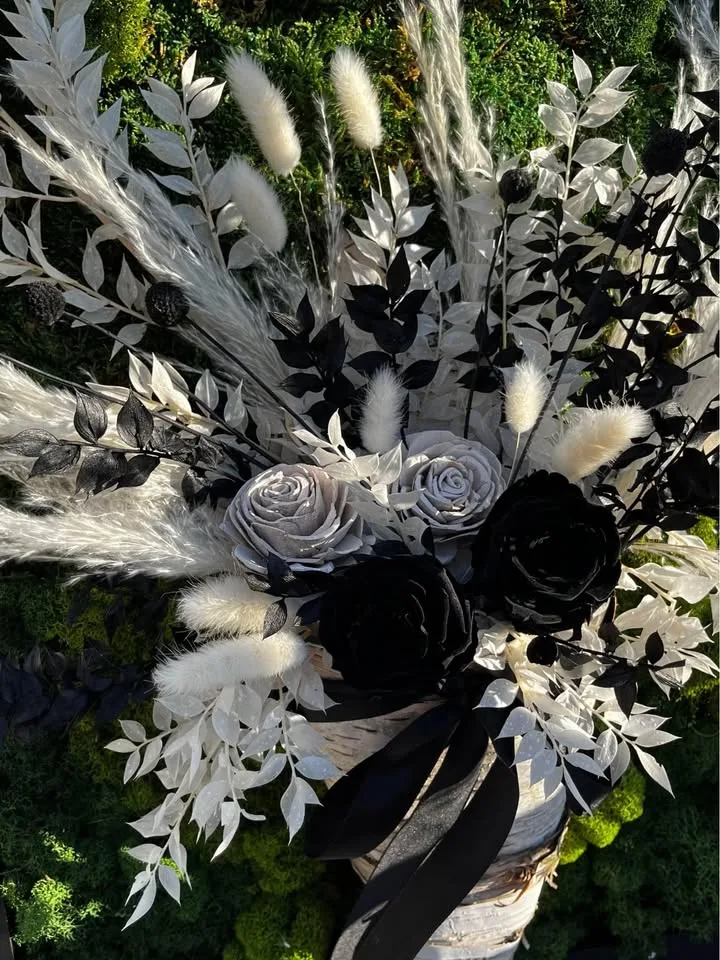 Flower bouquet moss art image indicator(6)