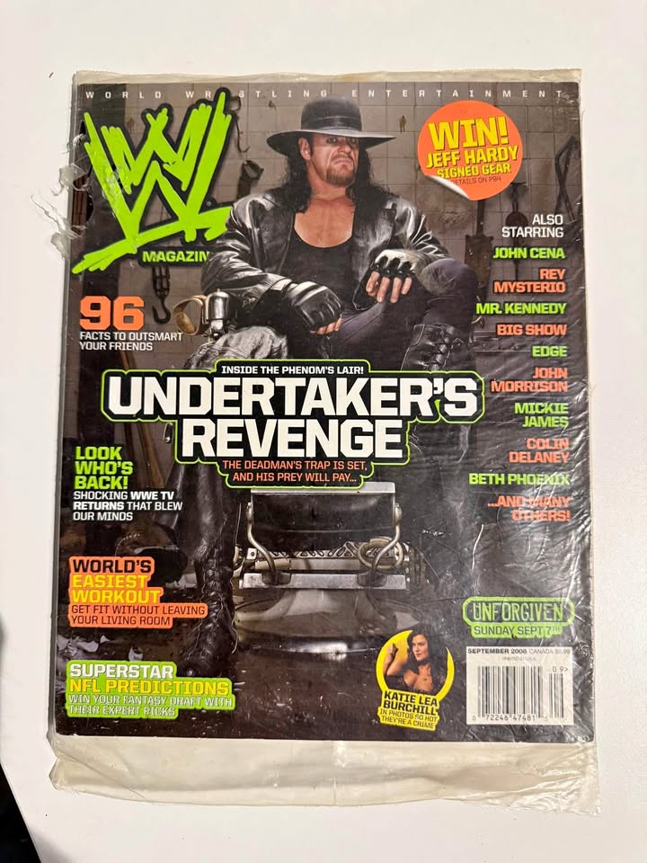 WWE World Wrestling Entertainment Magazine September 2008
