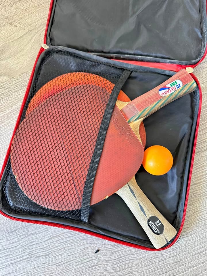 Vintage table tennis rackets