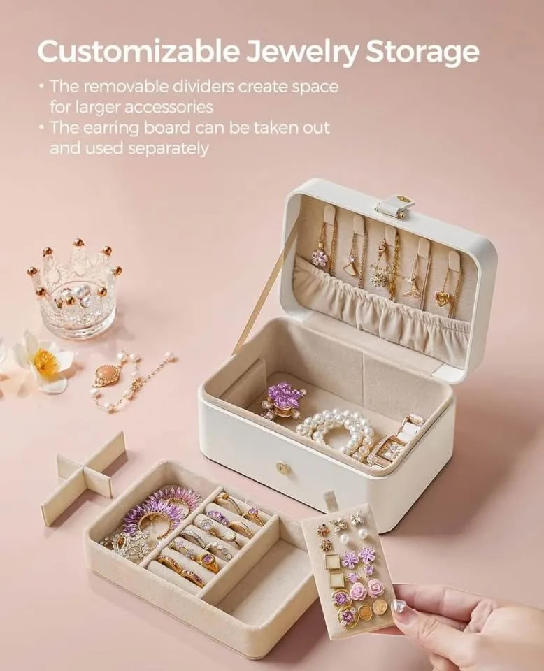 BRAND NEW TRAVEL SIZE - JEWELRY BOX image indicator(6)