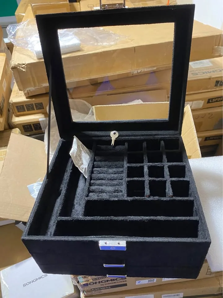 Brand New Black Jewelry Box - Best Christmas Gift image indicator(3)