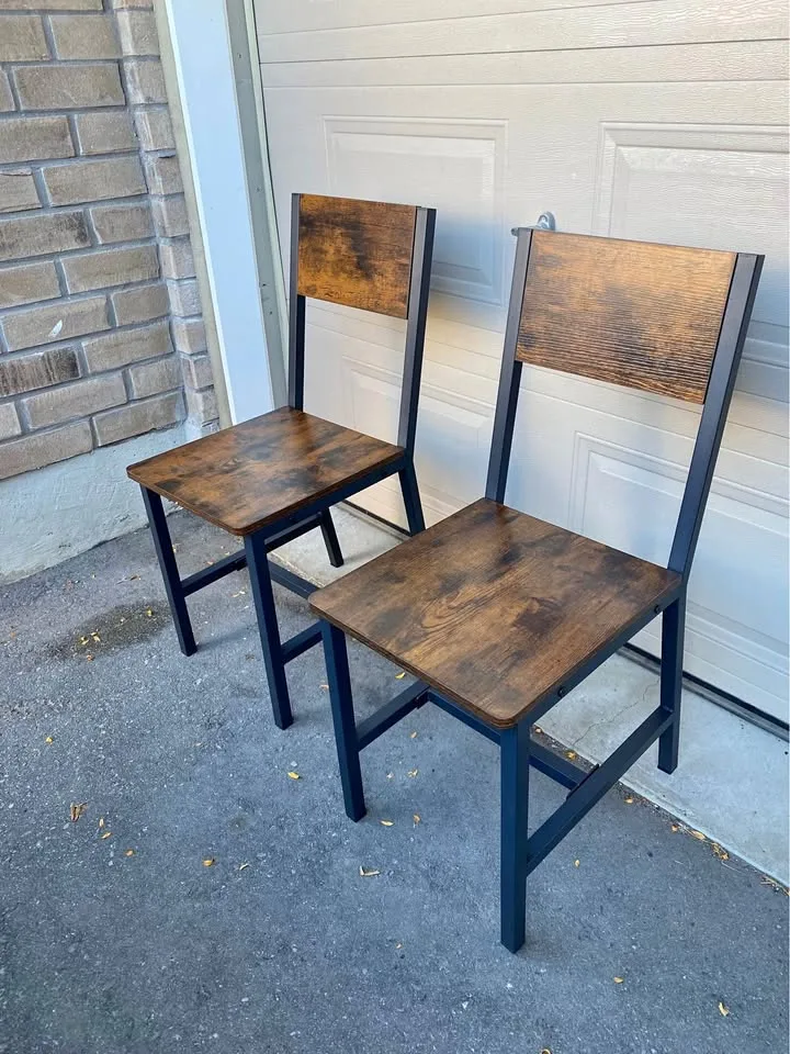 BRAND NEW VASAGLE Dining Chair Set of 2 thumbnail