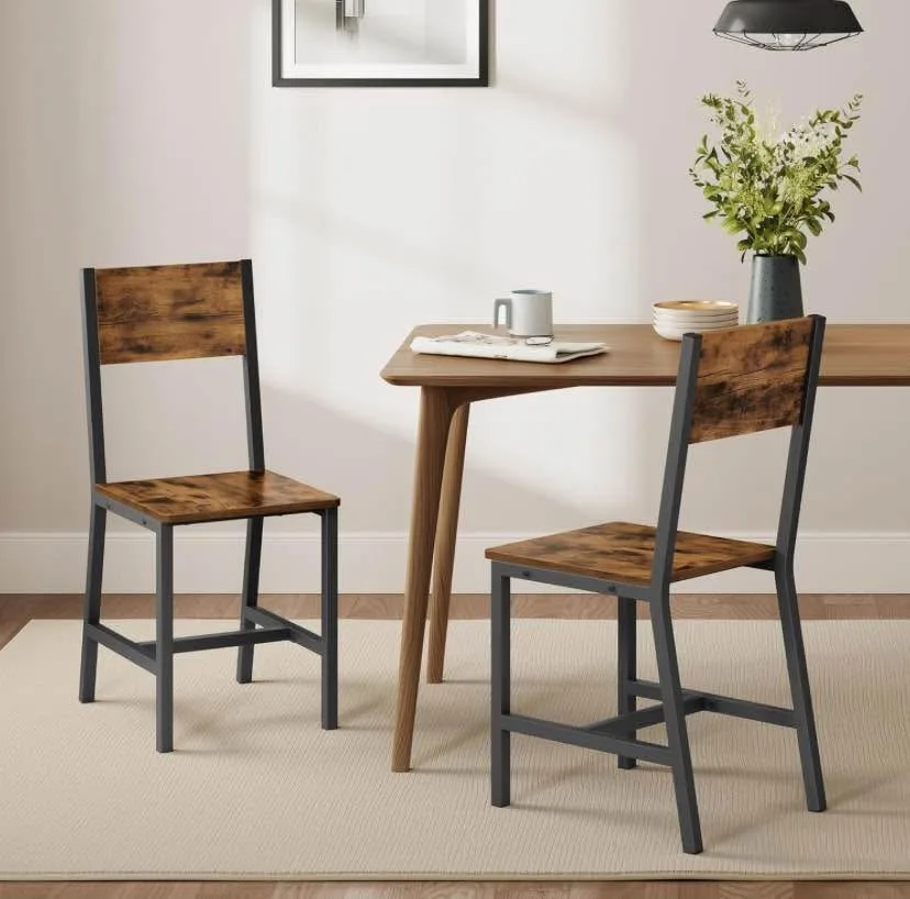 BRAND NEW VASAGLE Dining Chair Set of 2 image indicator(5)
