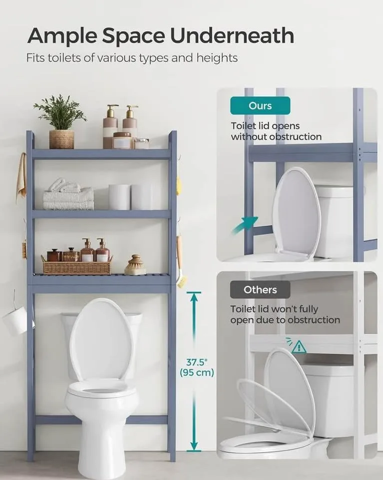 🚨 Transform Your Bathroom Instantly! 🚨 - Over the Toilet Storage image indicator(6)