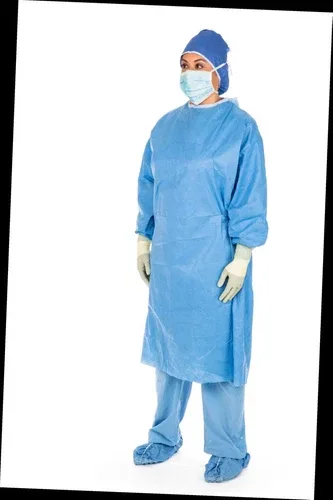 CardinalHealt 9518 Royalsilk Surgical Gowns AAMI Level 3 Blue thumbnail