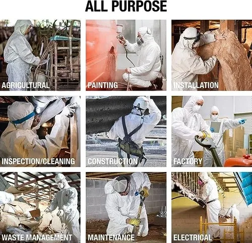 DuPont Tyvek 400 Coverall with Hood, Disposable image indicator(7)