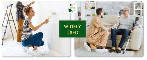 EZ Shoe Covers Disposable Non-Slip, 100Pcs/Pack, White image indicator(3)