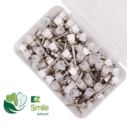 EZ Dental Prophy Brush, Disposable, Low-speed, White /100Pcs image indicator(2)