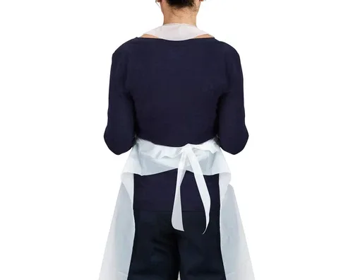 Disposable Polyethylene Aprons - White 100/BOX image indicator(4)