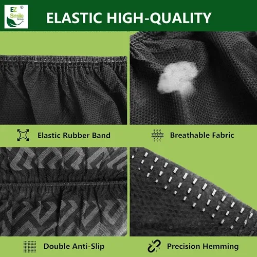 EZ Shoe Covers Disposable Non-Slip, 100Pcs/Pack, Black image indicator(6)