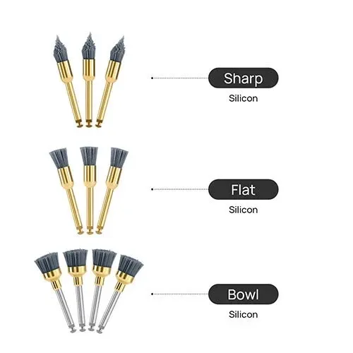 Ez Smile Dental Jewelry Polisher Silicon Carbide Brushes image indicator(4)