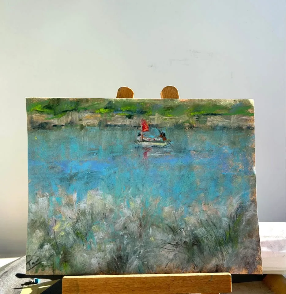 "Six Seasons" Original Pastel Painting image indicator(2)