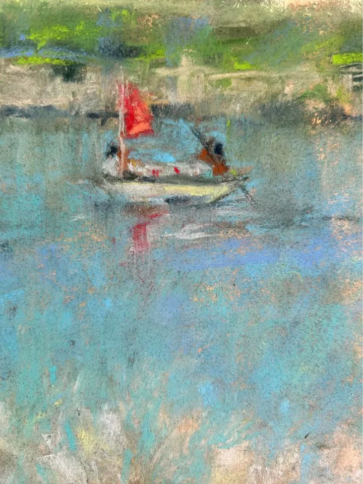 "Six Seasons" Original Pastel Painting image indicator(4)