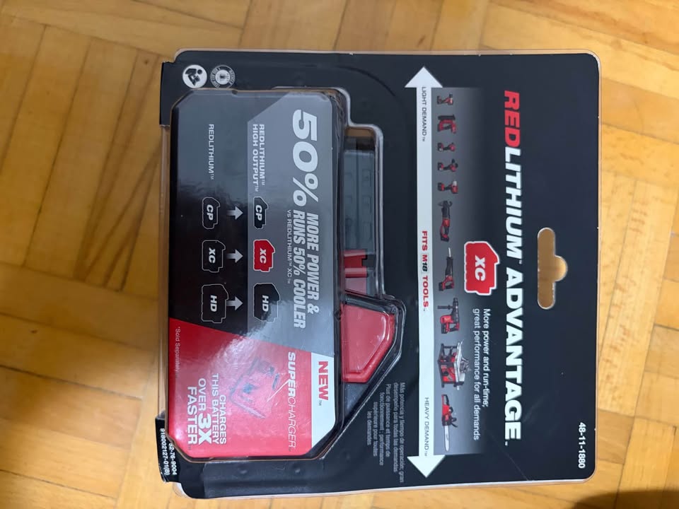 Milwaukee M18 redlithium battery xc8.0 - photo 2
