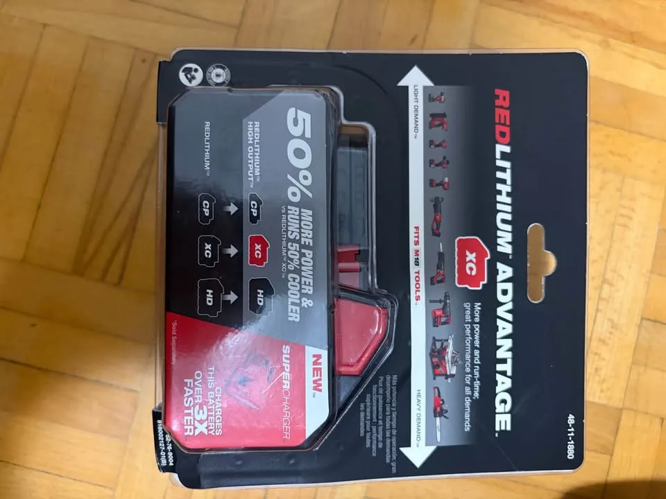 Milwaukee M18 redlithium battery xc8.0 image indicator(2)