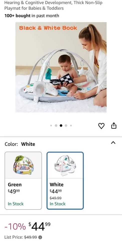 Brand new Lupantte 7-in-1 Baby Play Gym Mat image indicator(8)