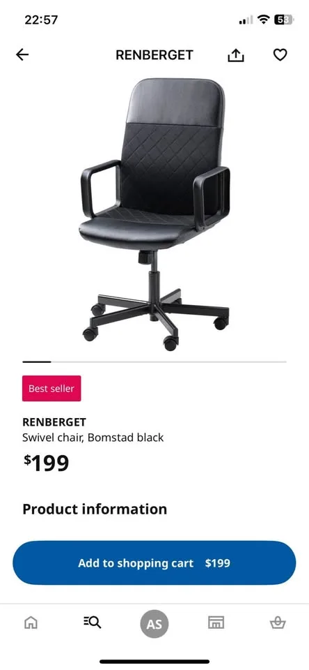 Office chair ikea image indicator(7)