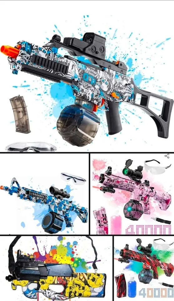 Electric Gel Ball Blaster, High Speed Automatic Splatter image indicator(2)