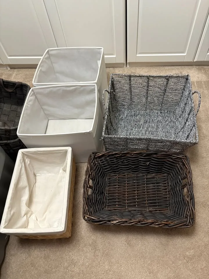 Dark Brown Wicker Basket image indicator(2)