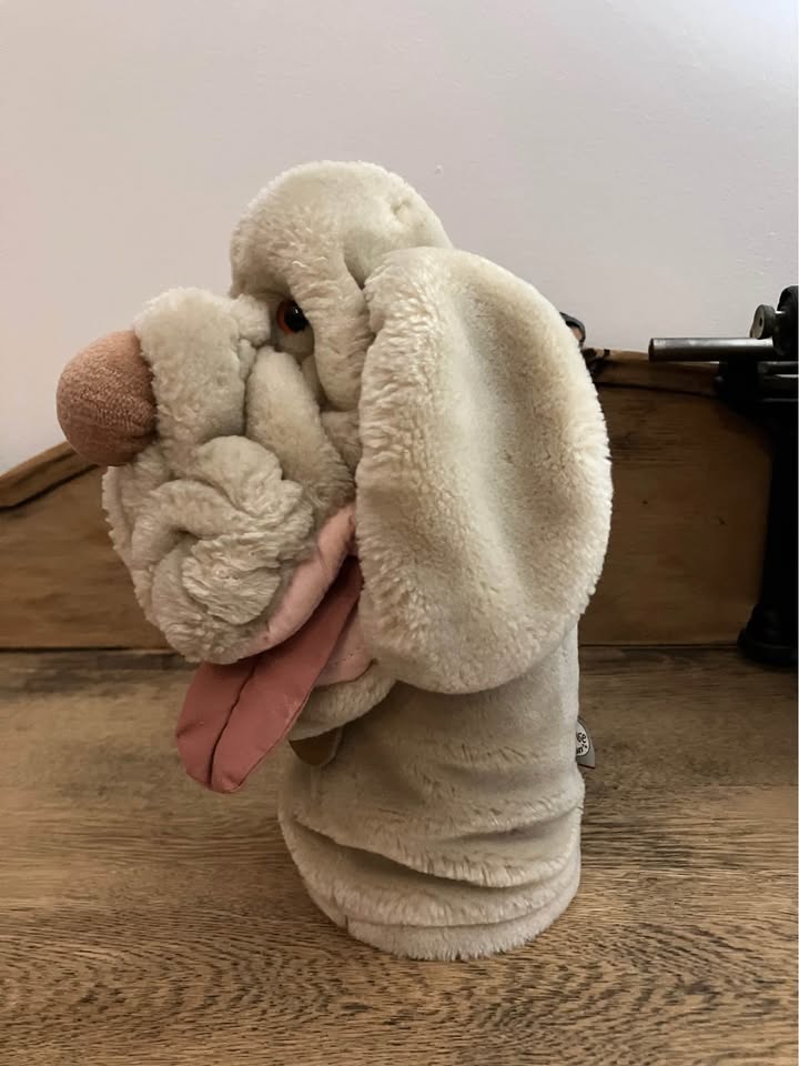 Vintage 1984 Ganz Bros Wrinkles Dog Hand Puppet - photo 2