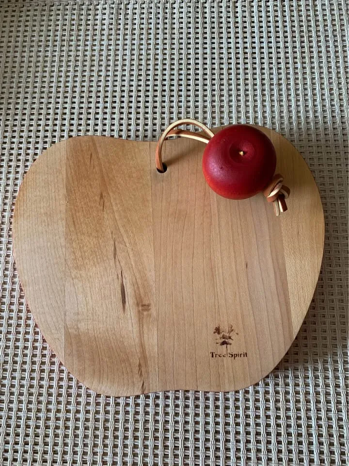 Apple Shape Cutting Board by Tree Spirit image indicator(2)
