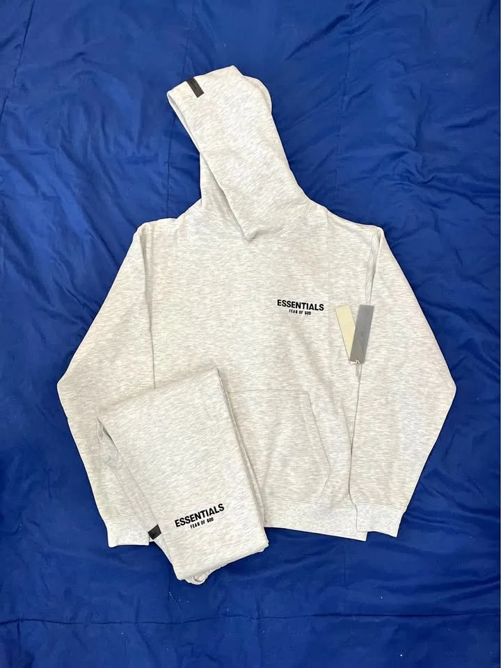 🎄CHRISTMAS SALE🎄 Essentials Light Oatmeal Hoodies/Pants thumbnail