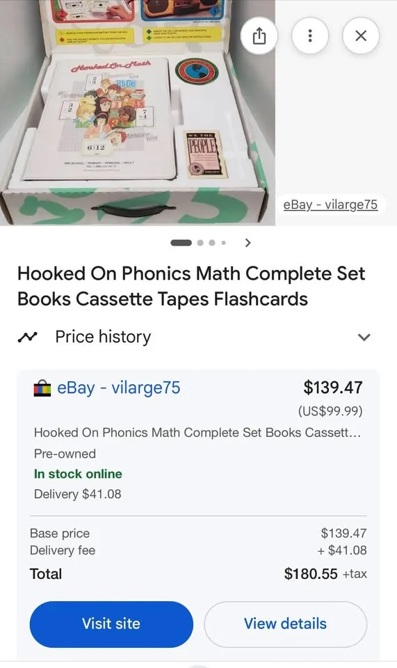 Hooked on Math complete boxed set, ages 3-9 image indicator(9)