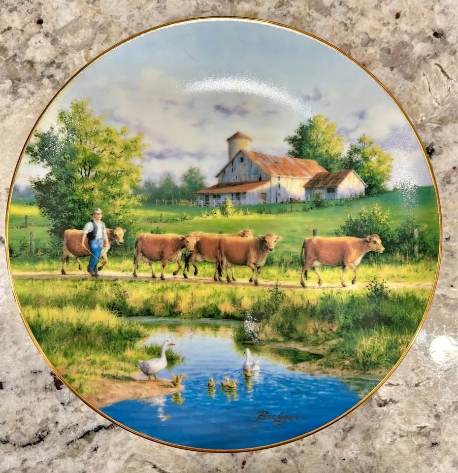 Til The Cows Come Home Collector Plate thumbnail