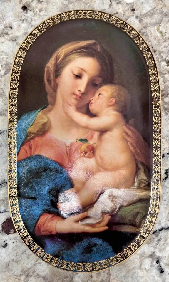 Divine Mother Porcelain Collector Plate thumbnail