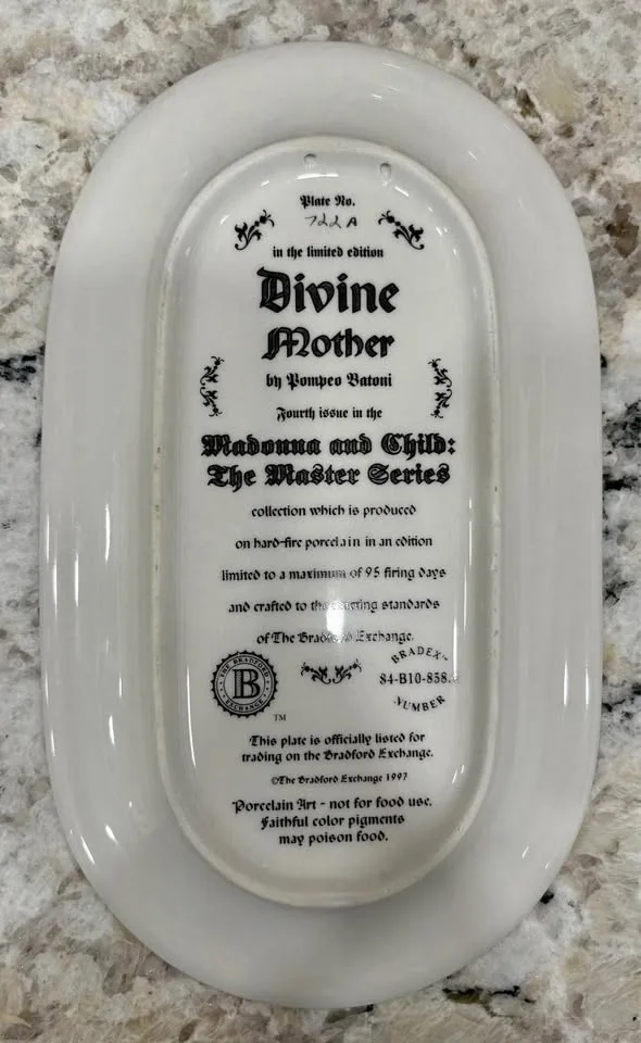 Divine Mother Porcelain Collector Plate image indicator(2)