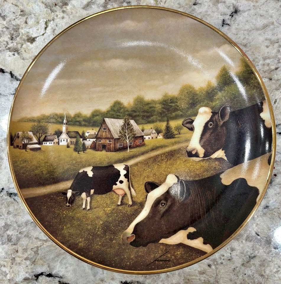 Grazing in the Grass - Lowell Herrero Plate