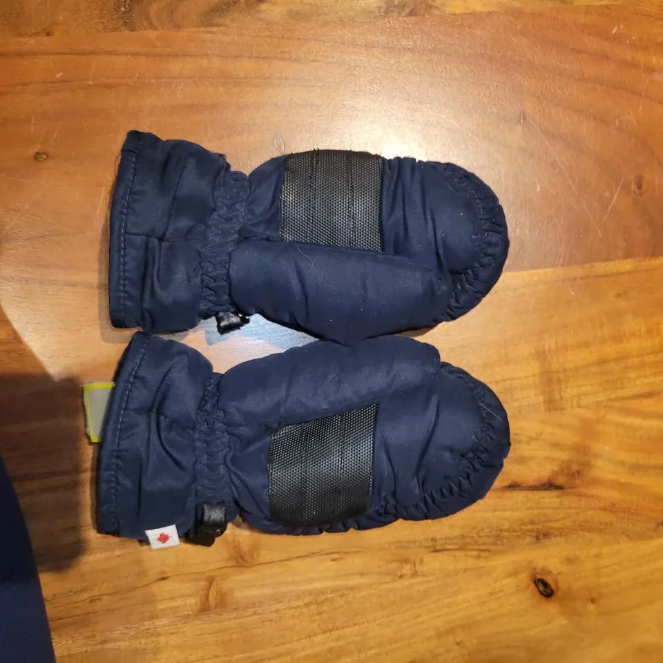 EUC sm/md Hot Paws boys mittens image indicator(2)