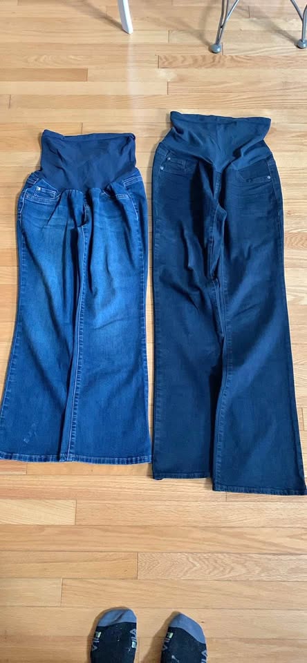 Maternity Jeans $10 for Both