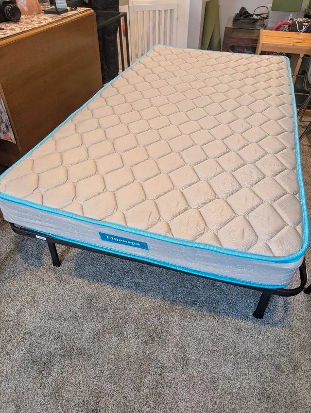 collapsible twin size cot & mattress - FREE image indicator(2)