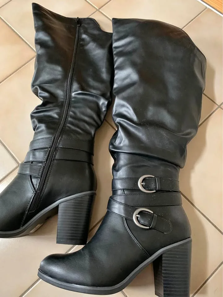 Wide Calf Boots 8.5WW, NEW thumbnail