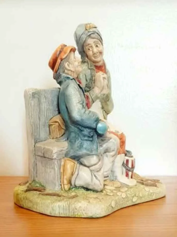 1972 Hand Painted Celebration Stoneware Sculpture image indicator(2)