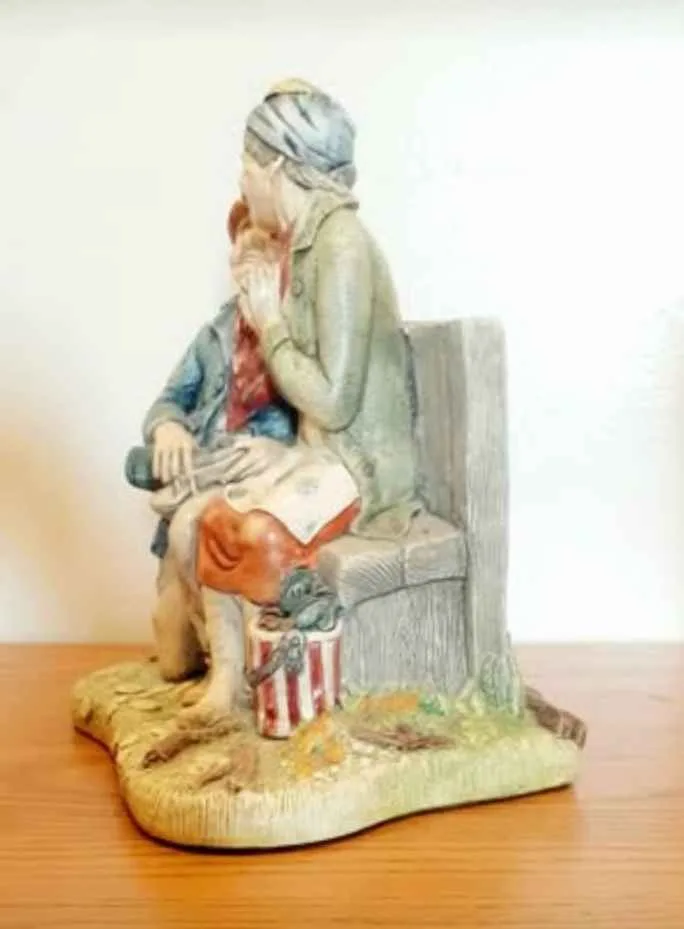 1972 Hand Painted Celebration Stoneware Sculpture image indicator(3)