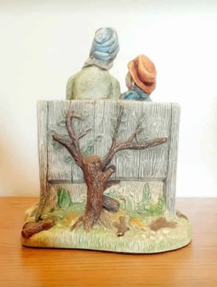 1972 Hand Painted Celebration Stoneware Sculpture image indicator(4)