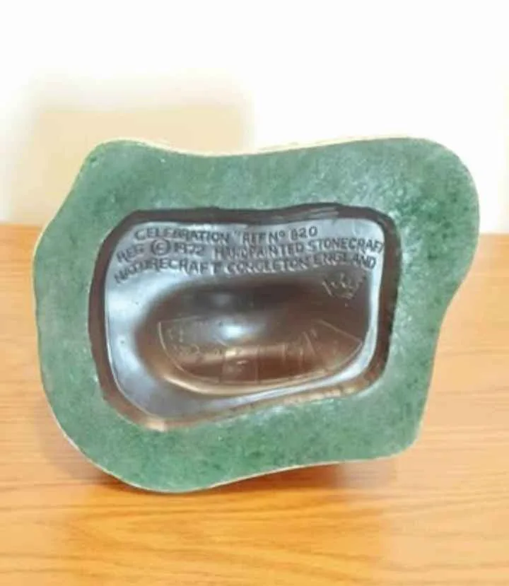 1972 Hand Painted Celebration Stoneware Sculpture image indicator(6)