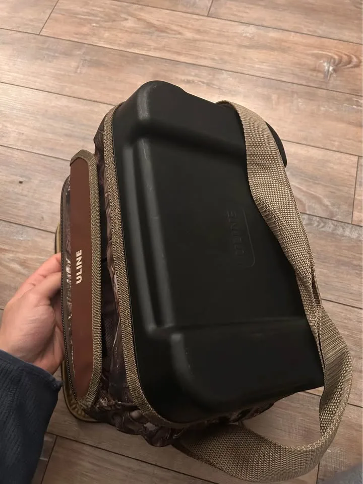 Uline Lunch Box - Camo/Brown image indicator(4)