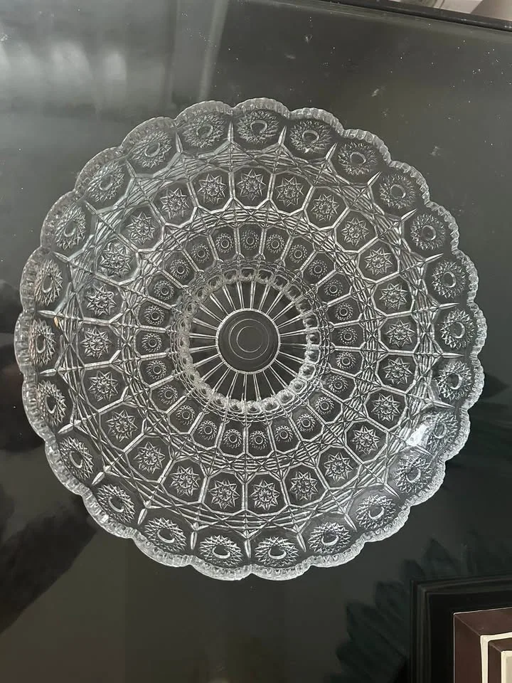 Glass decor tray and bowls set image indicator(2)